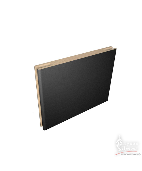 3мм Добор ТЕЛЕСКОП 10х100х2050 ПВХ Черная шагрень