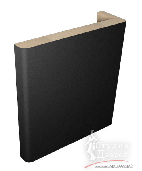 3мм Наличник ТЕЛЕСКОП 8х70х2150 ПВХ Черная шагрень