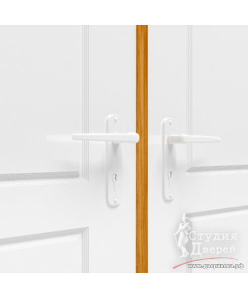 Притворная планка FlyDoors,10х32х2050 ПВХ Бетон темный