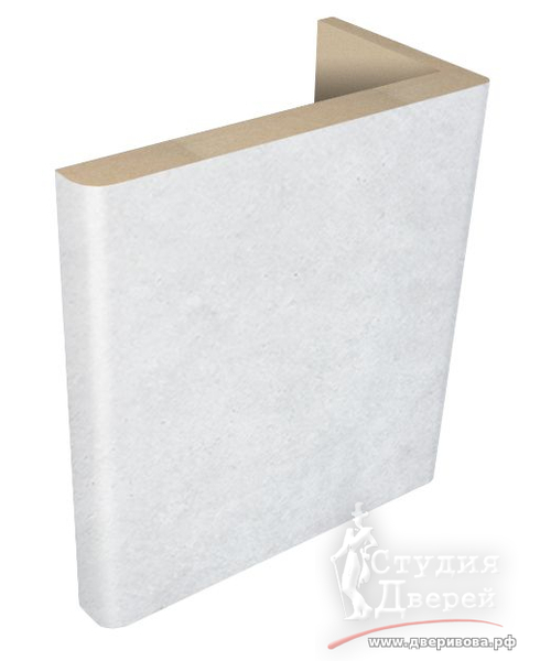 Наличник ЕВРОТЕЛЕСКОП 8х70х2150 ПВХ Бетон светлый