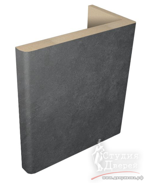 Наличник ЕВРОТЕЛЕСКОП 8х70х2150 ПВХ Бетон темный