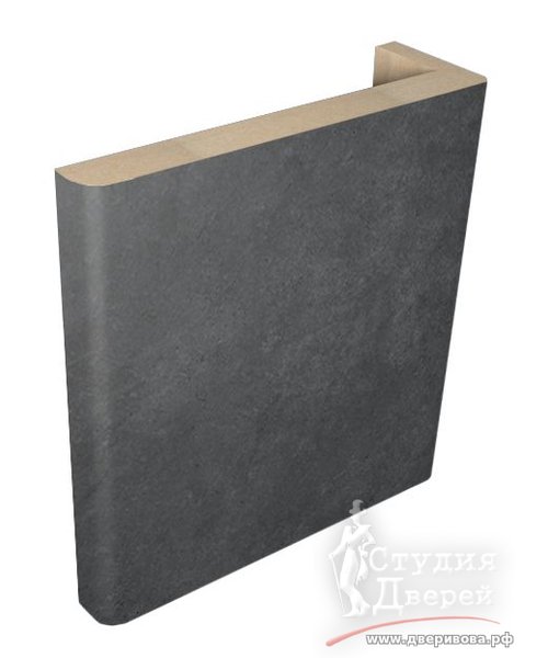 Наличник ТЕЛЕСКОП 8х70х2150 ПВХ Бетон темный