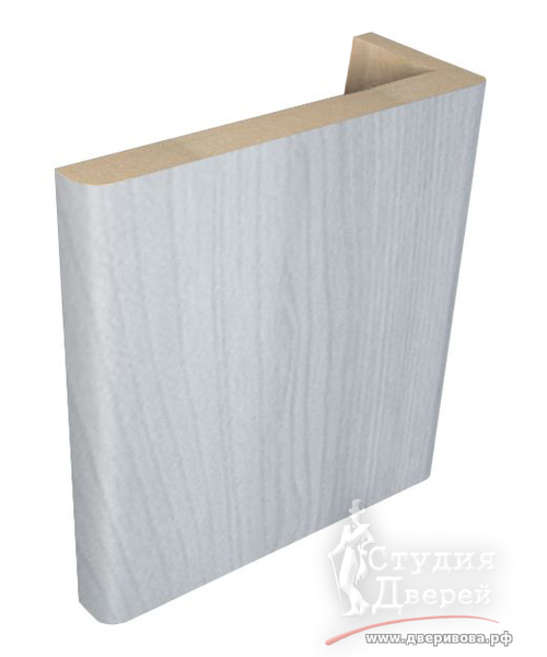 Наличник ЕВРОТЕЛЕСКОП 8х70х2150 Эмалит серебристый