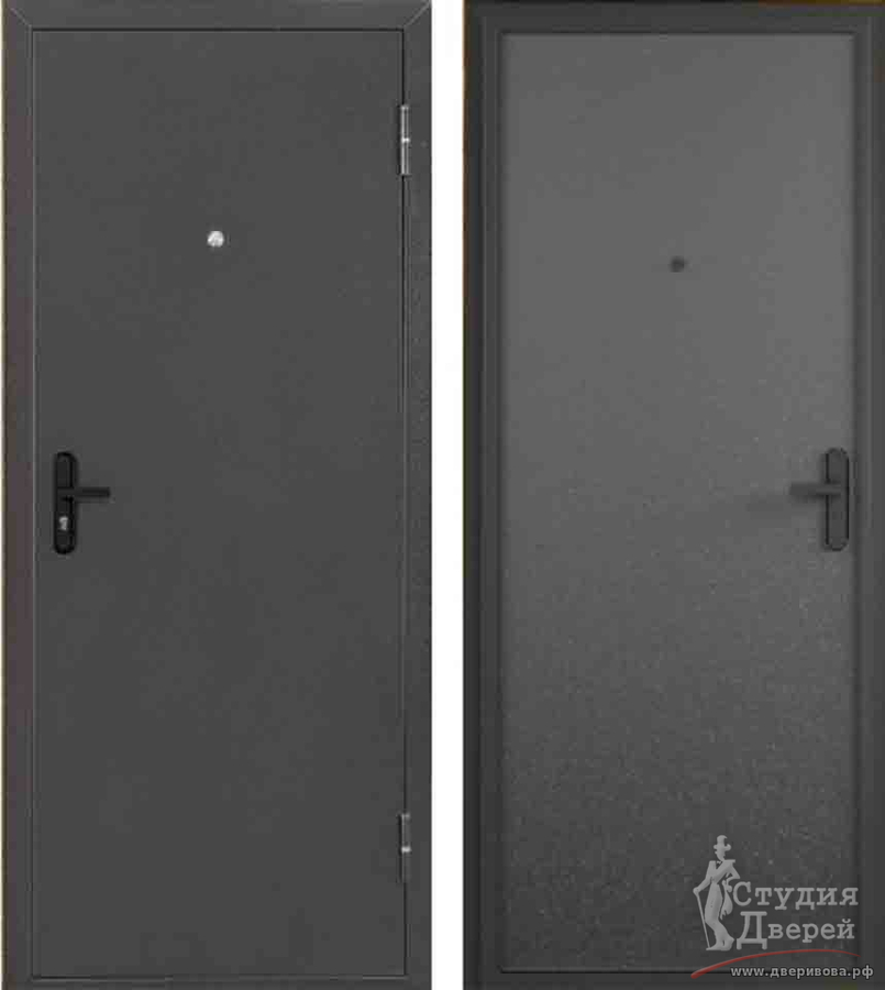 Дверь металлическая Профи BMD PRO мет/мет Букле графит