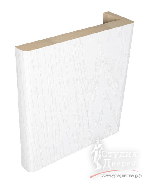 Наличник ТЕЛЕСКОП 8х70х2150 ПВХ Сноу софт