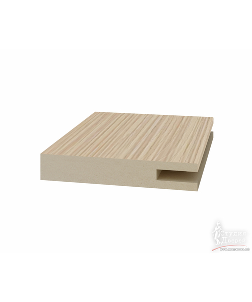 Добор телескоп. 1 паз 60*10*2070мм ЭКО-шпон Дуб беленый FL