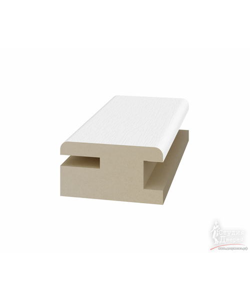 Адаптер добора телескоп. 38*20*2070мм ЭКО-шпон Белый снежный