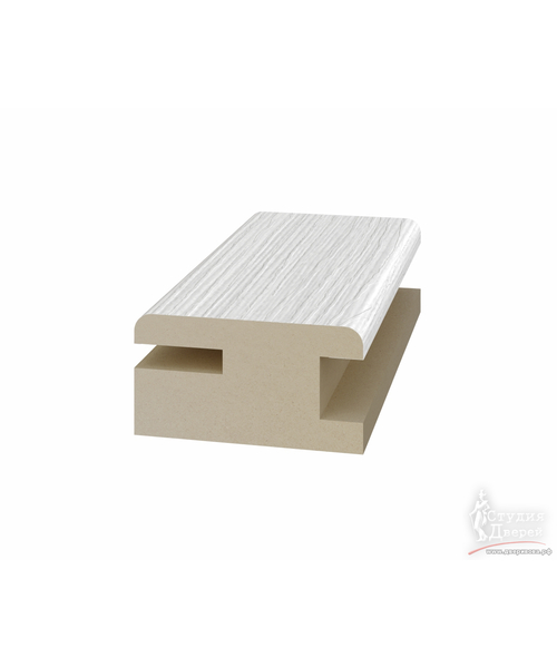 Адаптер добора телескоп. 38*20*2400мм ЭКО-шпон Ясень серебристый