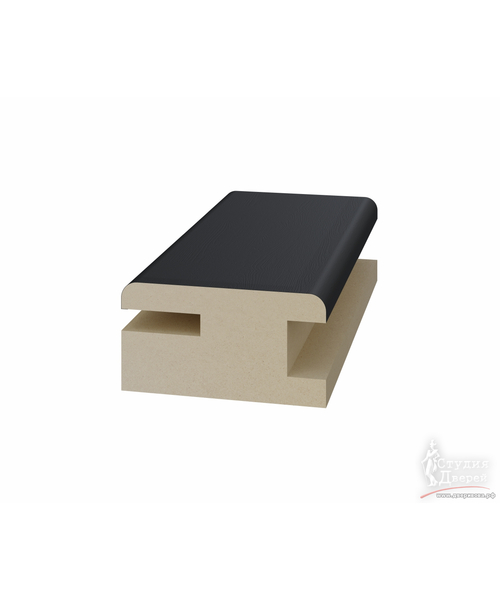 Адаптер добора телескоп. 38*20*2400мм ЭКО-шпон Антрацит