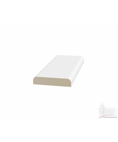 Притворная планка 30*6*2070мм ЭКО-шпон Белый снежный