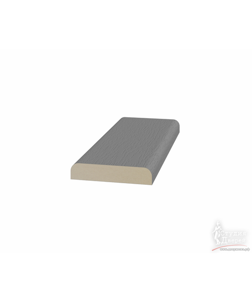 Притворная планка 30*6*2070мм ЭКО-шпон Серый