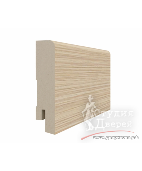 Плинтус 70*16*2070мм ЭКО-шпон Дуб беленый FL