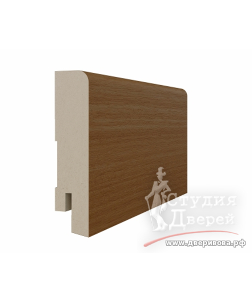 Плинтус 70*16*2070мм ЭКО-шпон Орех NL