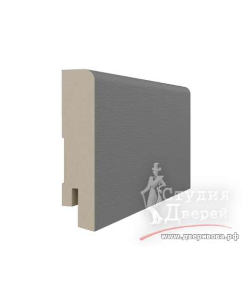 Плинтус 70*16*2070мм ЭКО-шпон Серый