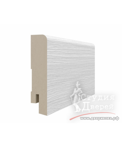 Плинтус 70*16*2070мм ЭКО-шпон Ясень серебристый