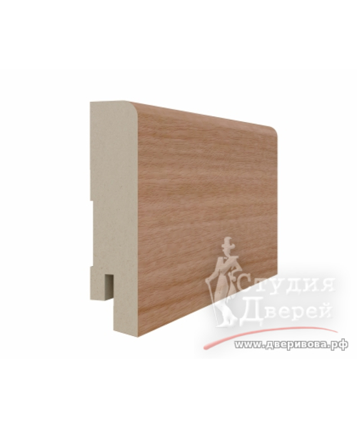 Плинтус 70*16*2070мм ЭКО-шпон Ясень тёмный