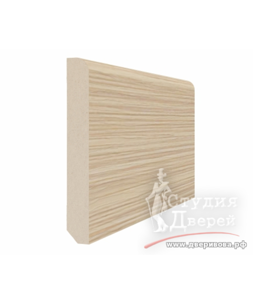 Плинтус 70*10*2070мм ЭКО-шпон Дуб беленый FL