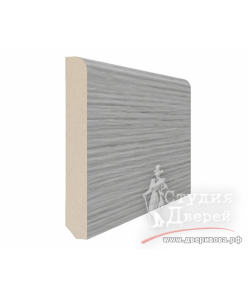 Плинтус 70*10*2070мм ЭКО-шпон Дуб серый FL