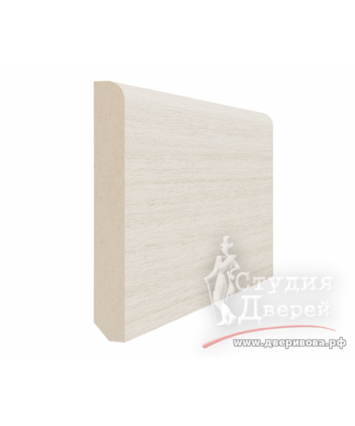 Плинтус 70*10*2070мм ЭКО-шпон Ясень светлый