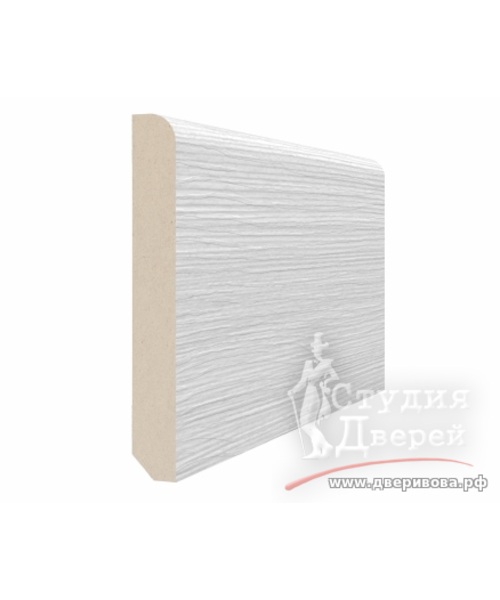 Плинтус 70*10*2070мм ЭКО-шпон Ясень серебристый