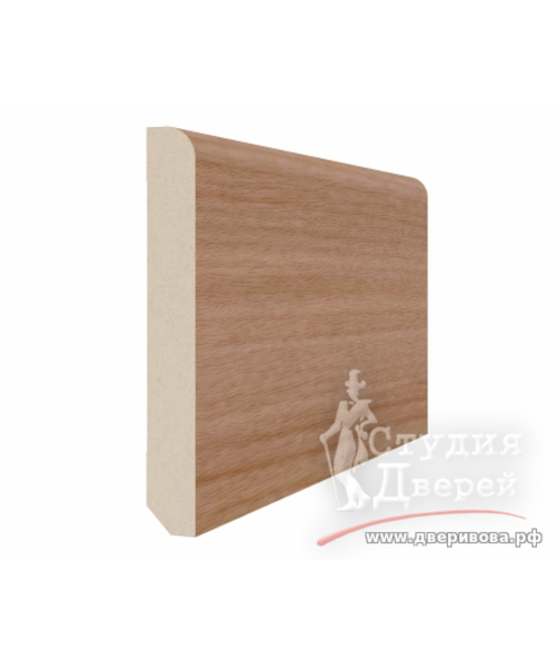 Плинтус 70*10*2070мм ЭКО-шпон Ясень тёмный