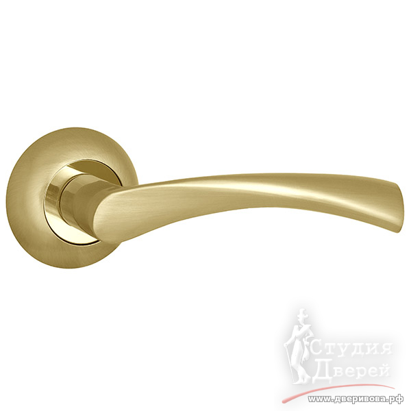 Ручка Punto (Пунто) раздельная R.TL54.КРОНА (КРОНА TL) SG/GP-4 золото/золото