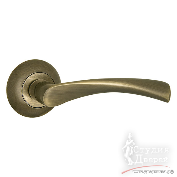 Ручка Punto (Пунто) раздельная R.TL54.КРОНА (КРОНА TL) ABG-6 зеленая бронза