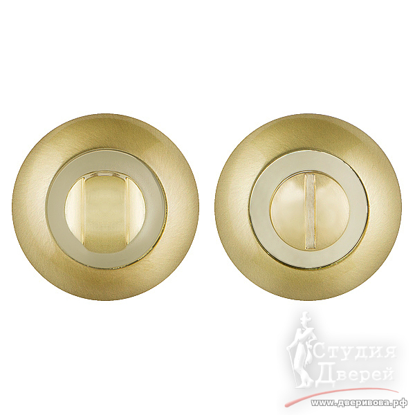 Ручка Punto (Пунто) поворотная BK6.R.TL54 (BK6 TL) SG/GP-4 матовое золото/золото