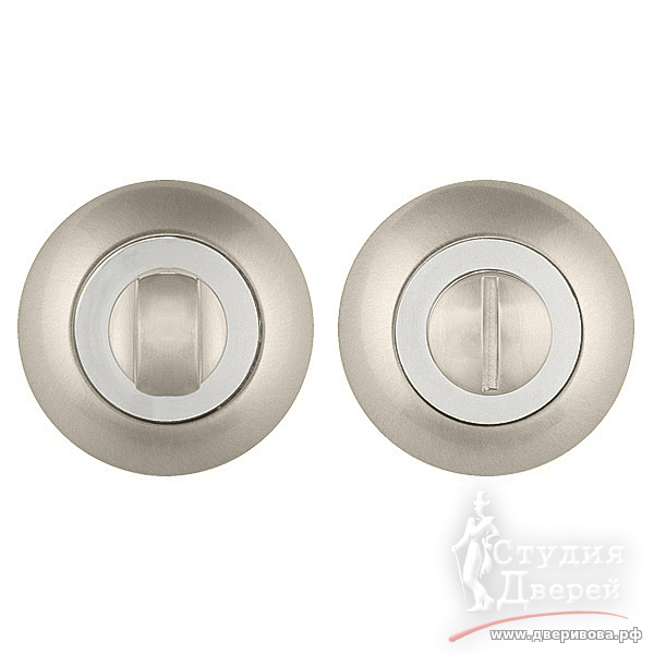 Ручка Punto (Пунто) поворотная BK6.R.TL54 (BK6 TL) SN/CP-3 матовый никель/хром